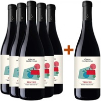 5+1 Paket Tricche Rosso Toscana IGP BIO - Podere Pellicciano