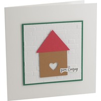 Karte mit Umschlag "Zum Richtfest