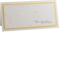 Karte mit Umschlag "Herzliche Geburtstagsgrüße