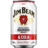 Jim Beam & Cola 10% vol. 0,33 l