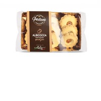 Occhio di Bue mit Aprikosen Füllung – Mürbegebäck, 170 g