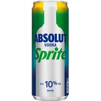 Absolut Vodka Sprite 10% vol. 0,33 l