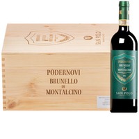 Brunello di Montalcino "Podernovi" DOCG (BIO)  Original-Holzkiste
