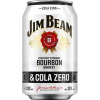 Jim Beam & Cola Zero 10% vol. 0,33 l