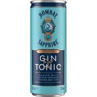 Bombay Sapphire Gin & Tonic 10% vol. 0,25 l