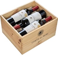 Corte dei Mori Nero d’Avola Sizilien Rotwein 6er Holzkiste