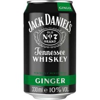 Jack Daniel's mit Ginger 10% vol. 0,33 l