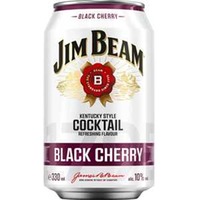 Jim Beam & Black Cherry 10% vol. 0,33 l