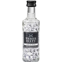 Three Sixty Vodka Diamond Filtration 37,5% Vol., 0,04 Liter Mini