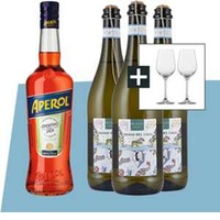 Aperol Spritz-Paket + 2 Gläser